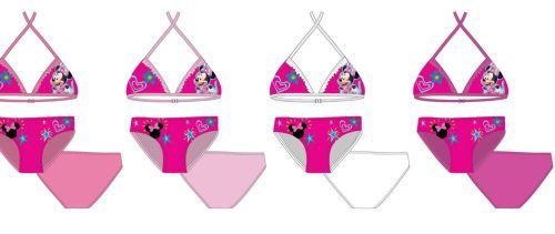 Disney Minnie egér kétrészes fürdőruha kislányoknak - világosrózsaszín - 98