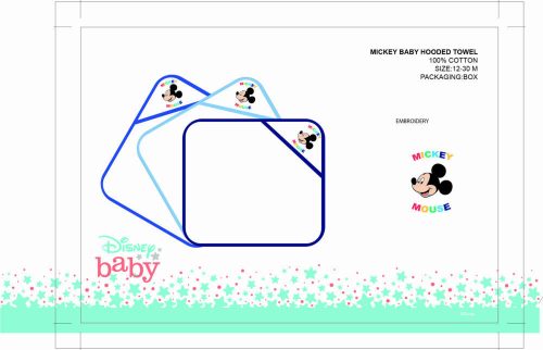 Disney Minnie egér kapucnis babatörölköző